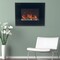 Hastings Home Hastings Home 26-Inch Electric Fireplace, Wall Mount, 2 Heat Settings, Dimmable, Remote Control, Black 188383ONG - alternate 1